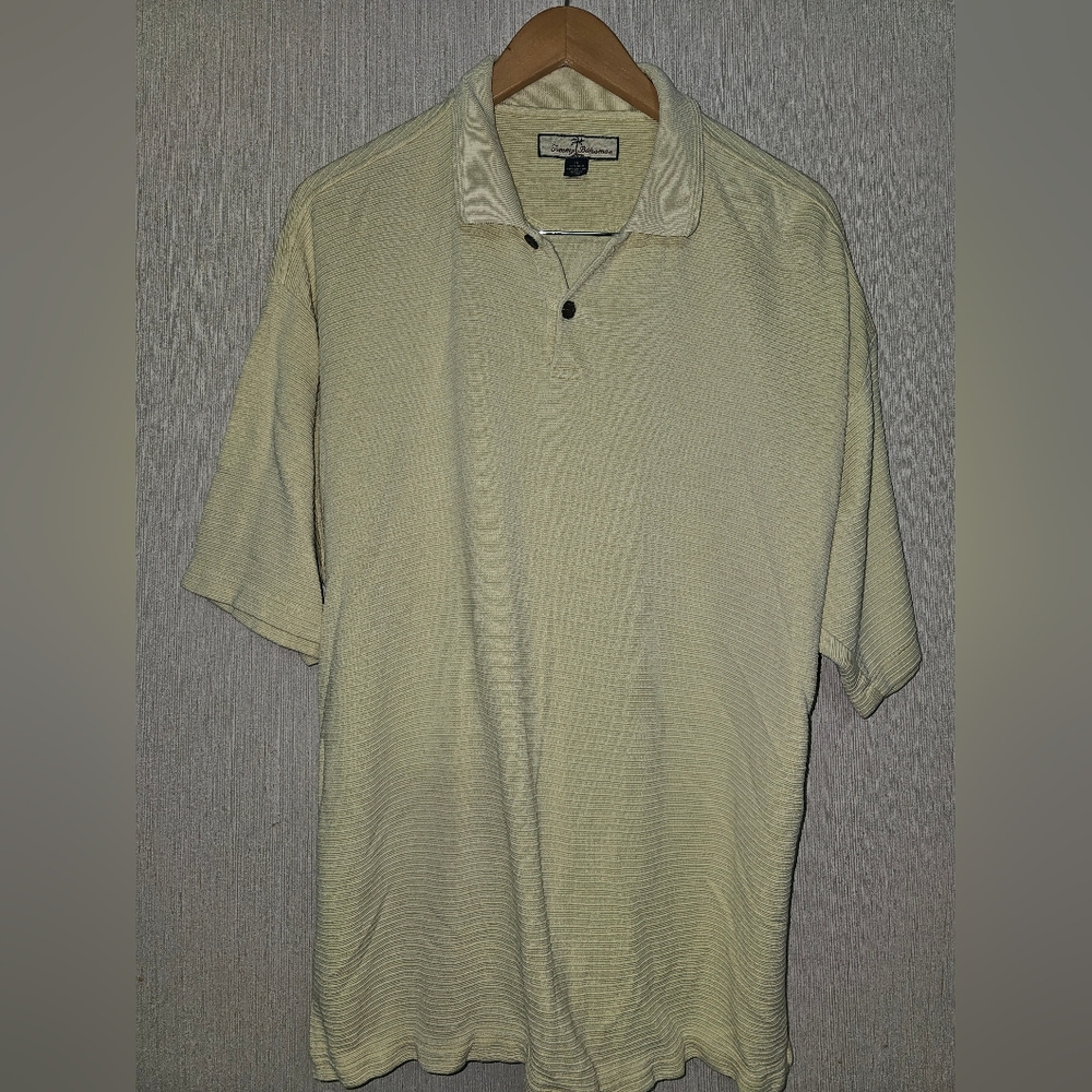 Tommy Bahama Cream Polo Shirt